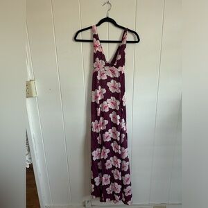 Benoa Lani Print Maxi Dress Small